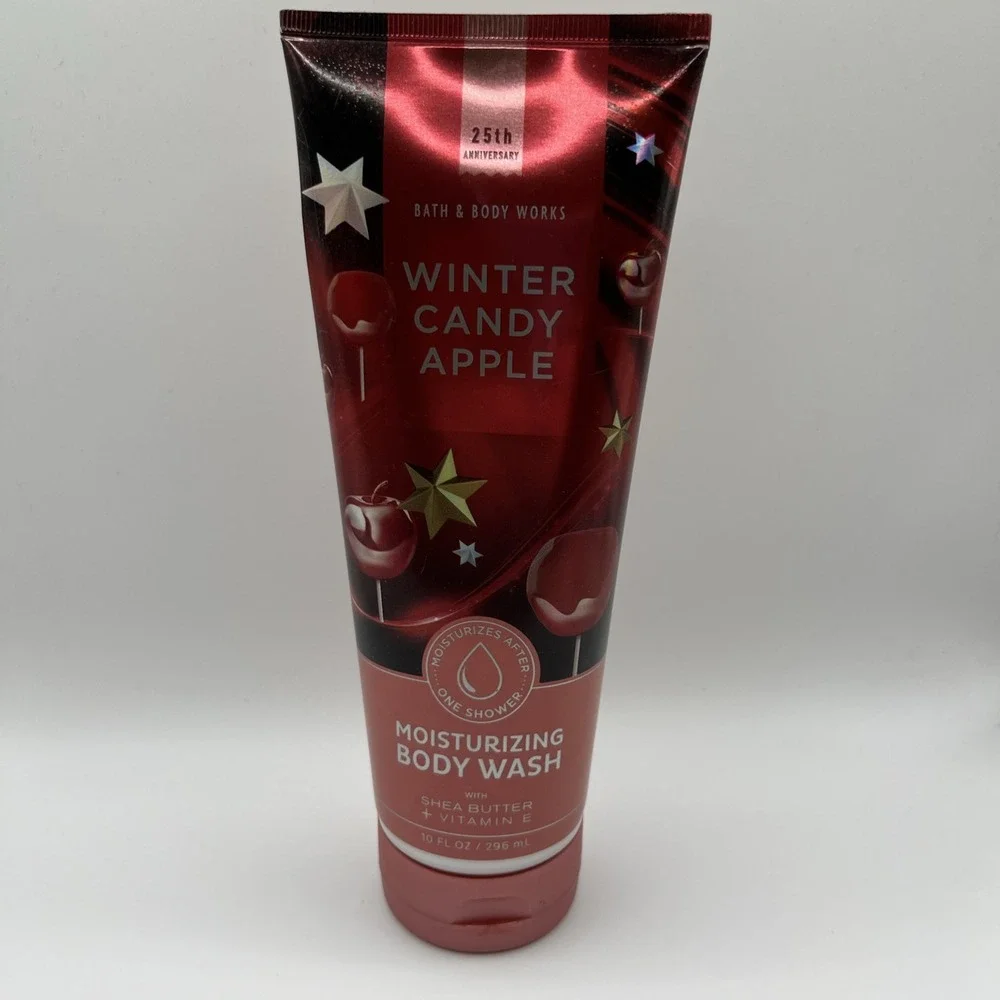 Bath‎ & Body Works Winter Candy Apple Moisturizing Body Wash Shea Butter 10oz